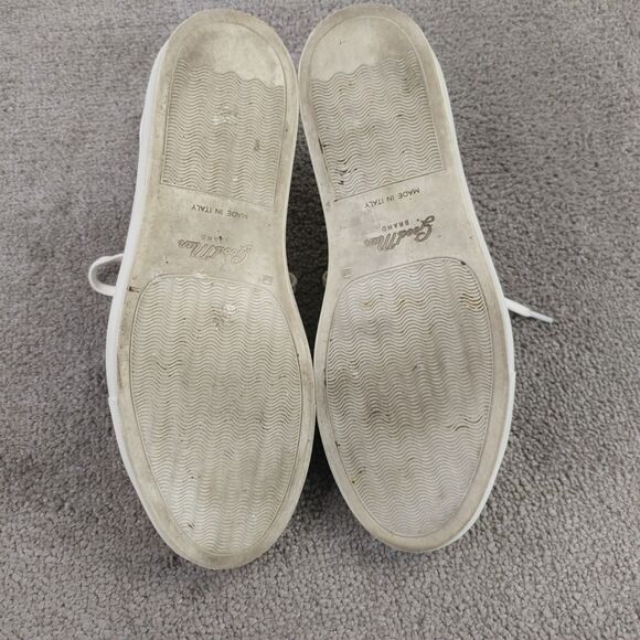 Good Man Brand Mens 10 Shoe Legend London White Edge Lace Sneakers Made In Italy - Picture 3 of 15